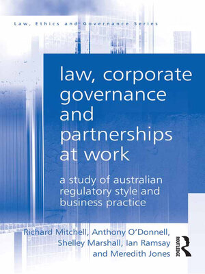cover image of Law, Corporate Governance and Partnerships at Work